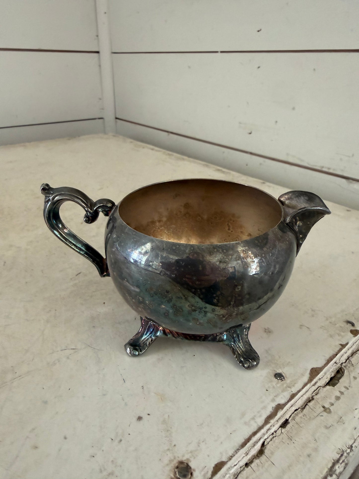 Small silver creamer