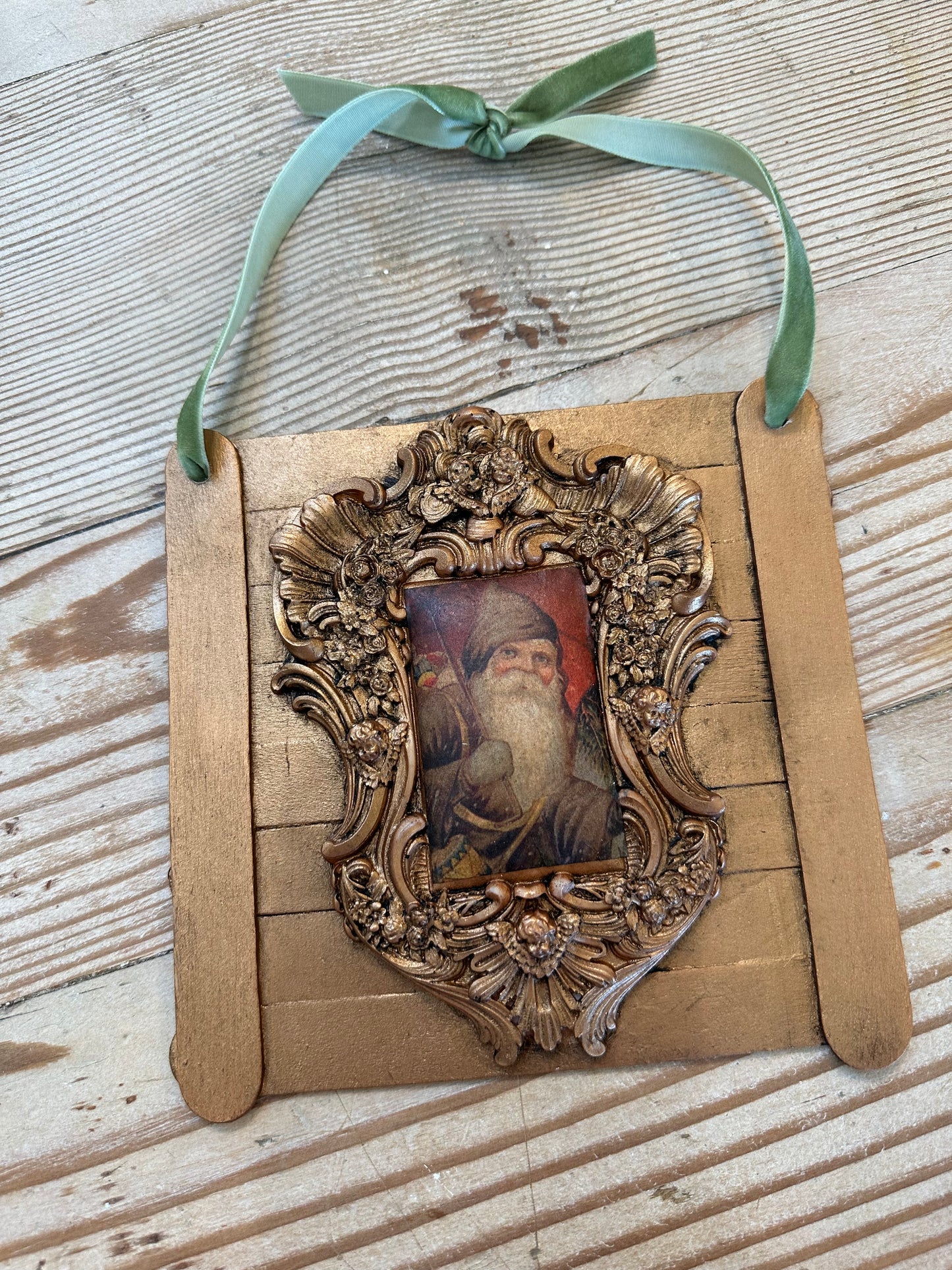 Handmade French Country Copper Ornament / Hanger