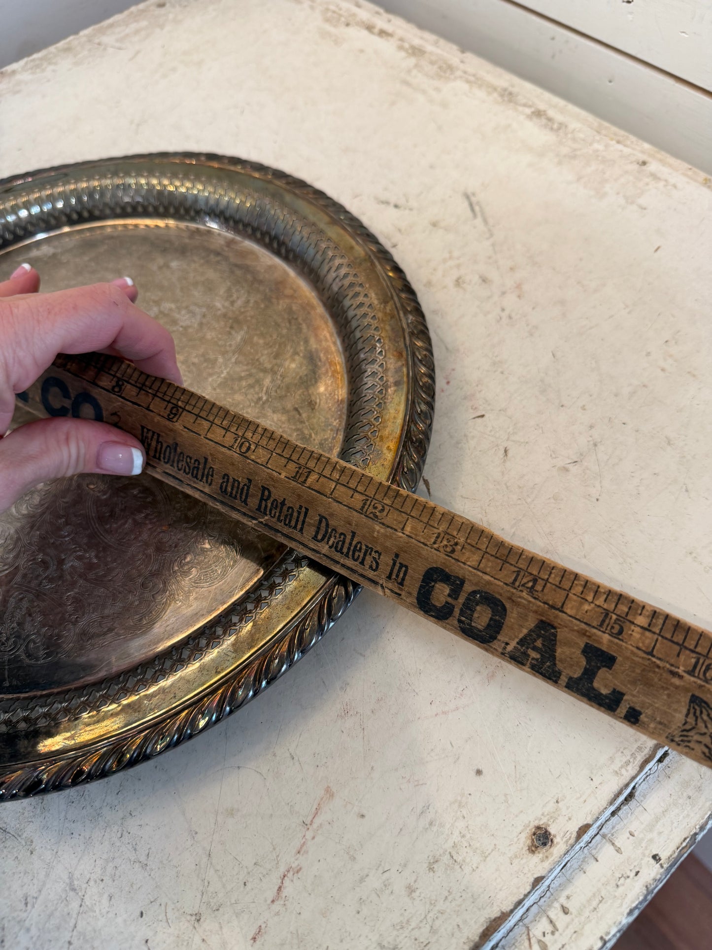 Silver Plate Platter will get makeover 12.5”