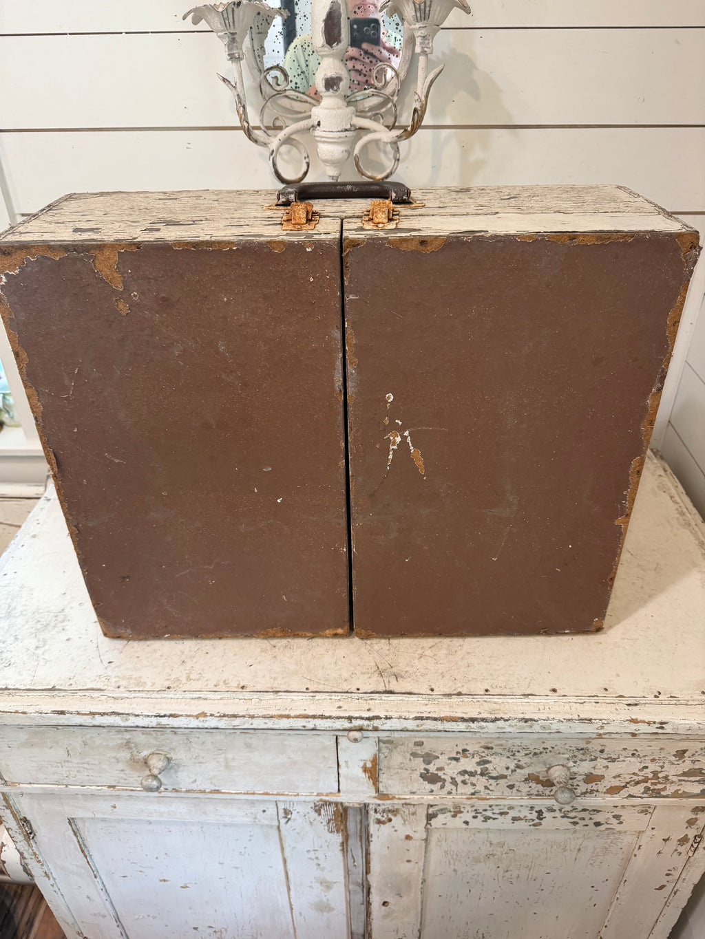 Vintage, Handmade Wood Doctors Chest