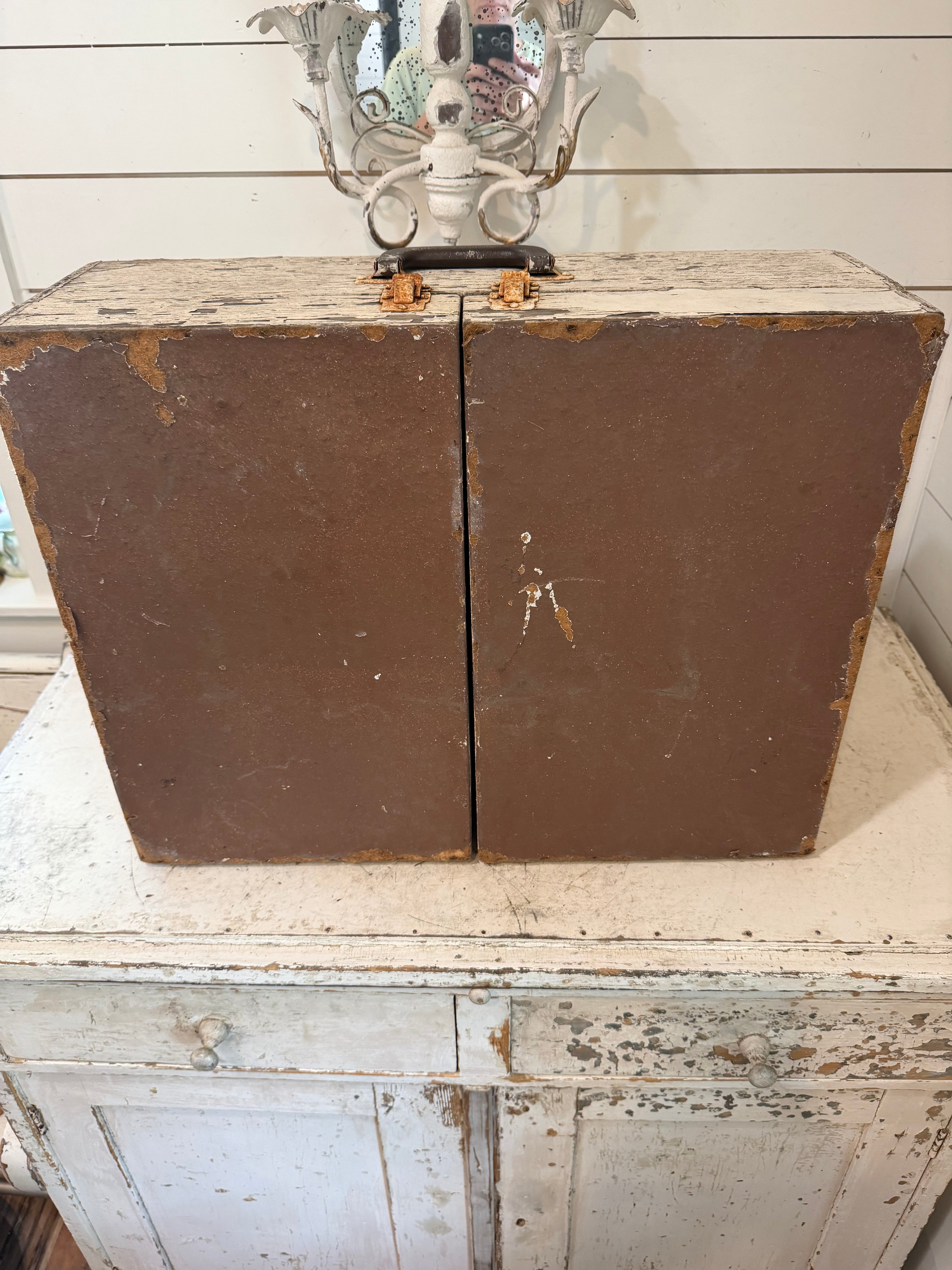 Vintage, Handmade Wood Doctors Chest