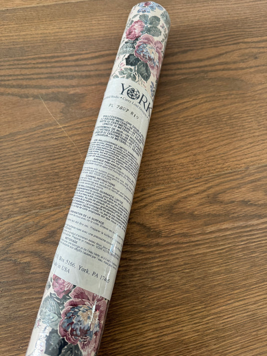 Vintage Floral York Wallpaper Roll