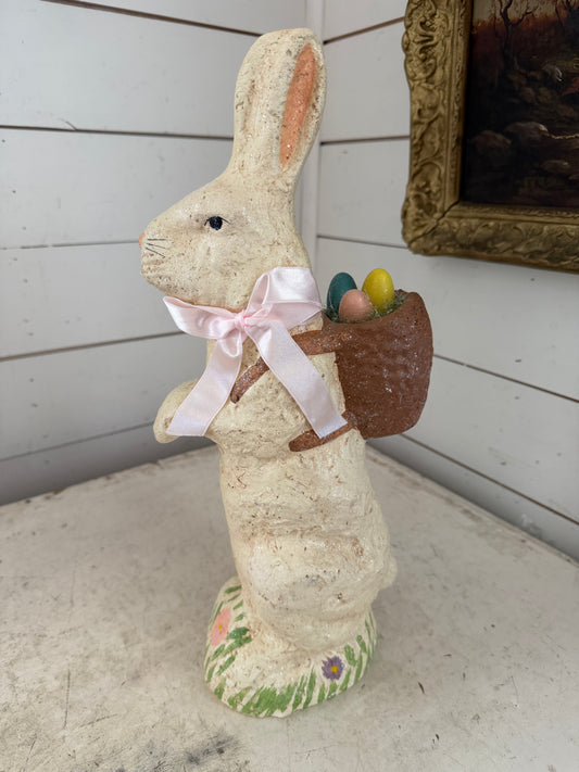 Glitter Easter Bunny Statue