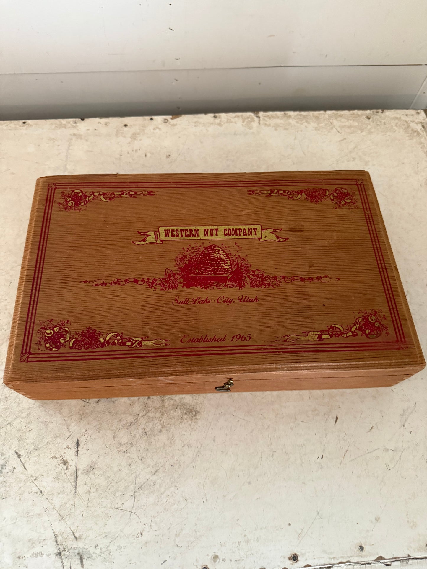 Vintage Western nut company storage box 1960’s collectible