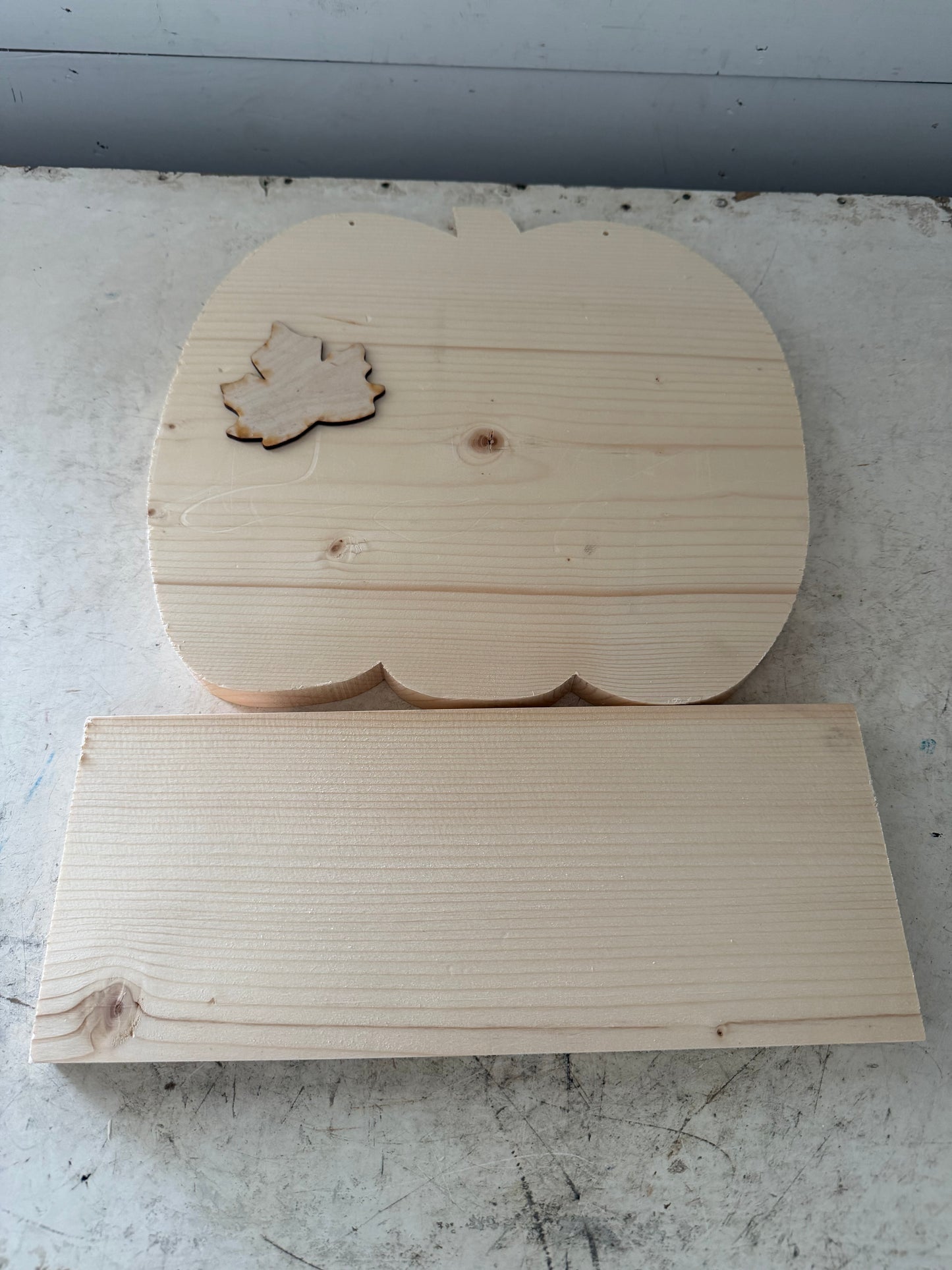 Wood pumpkin cut out will get makeover