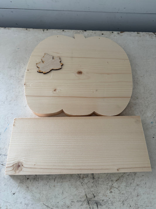 Wood pumpkin cut out will get makeover