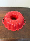 Red Aluminum Bundt Pan