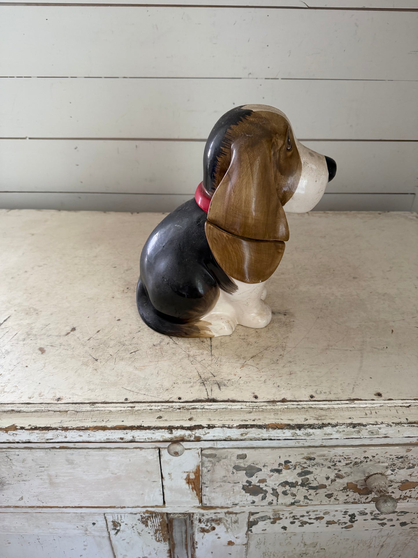 Pioneer Woman Cookie Jar CHARLIE Basset Hound Dog