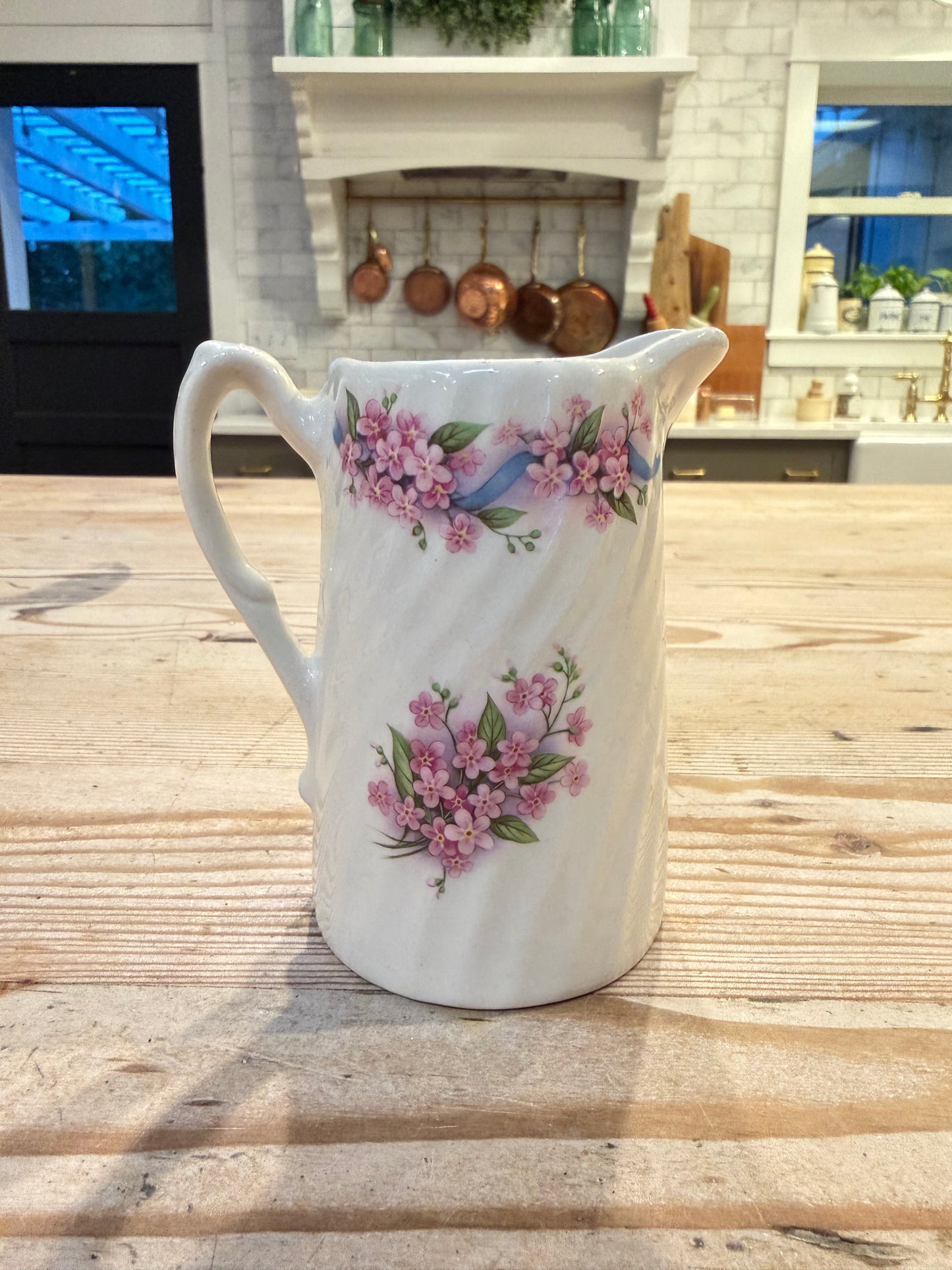 Forget me, not vintage creamer