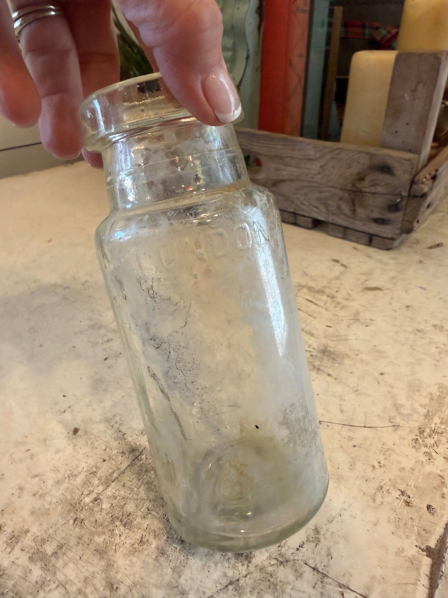 Antique London Apothecary Bottle