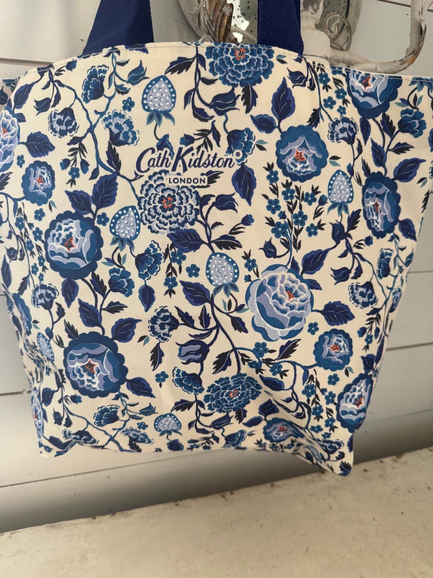 Cath Kidston Tesco Blue Strawberry Fields Floral Reusable Bag