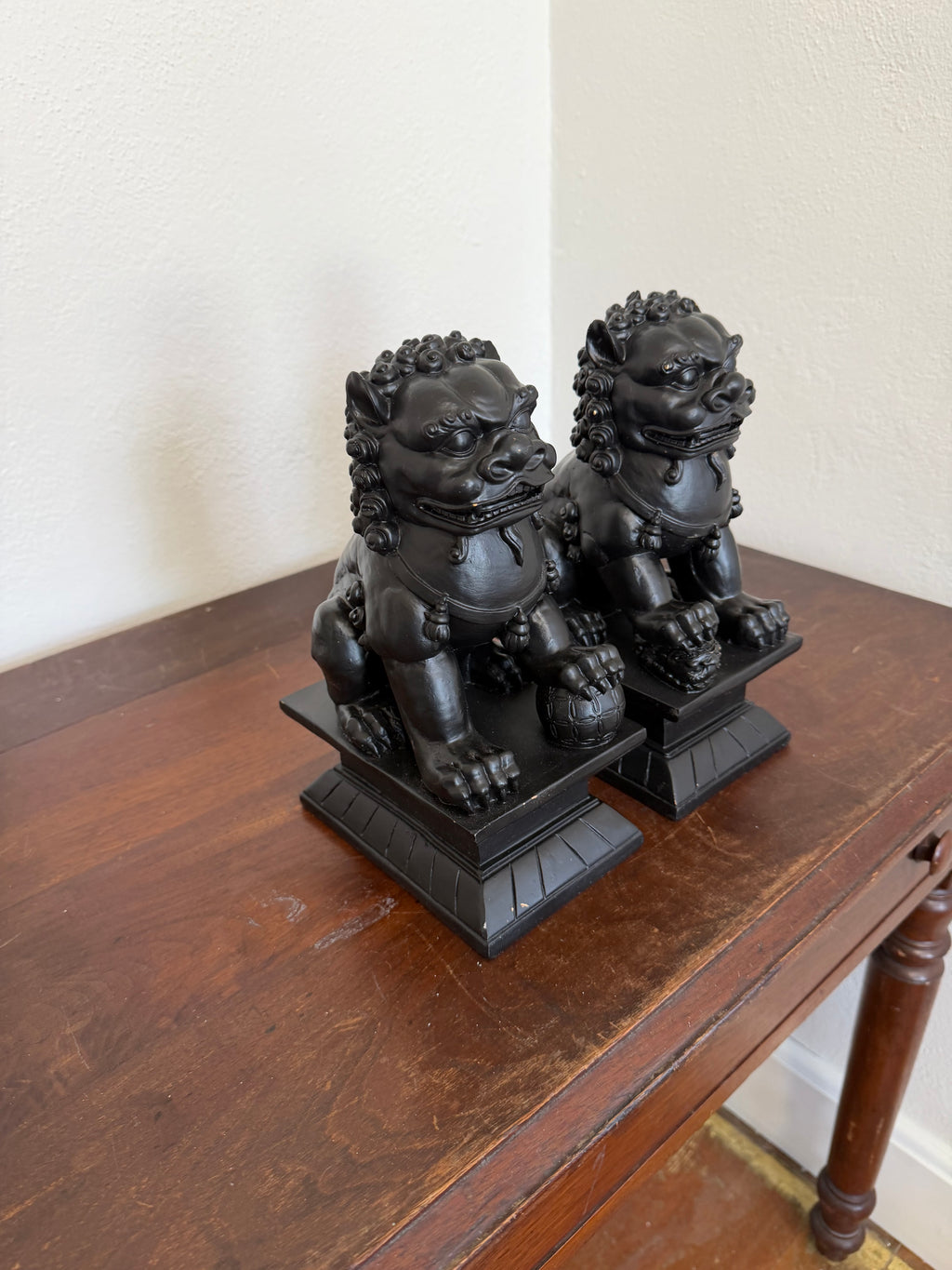 Chinese Foo Dog Statue Set will be painted Gold