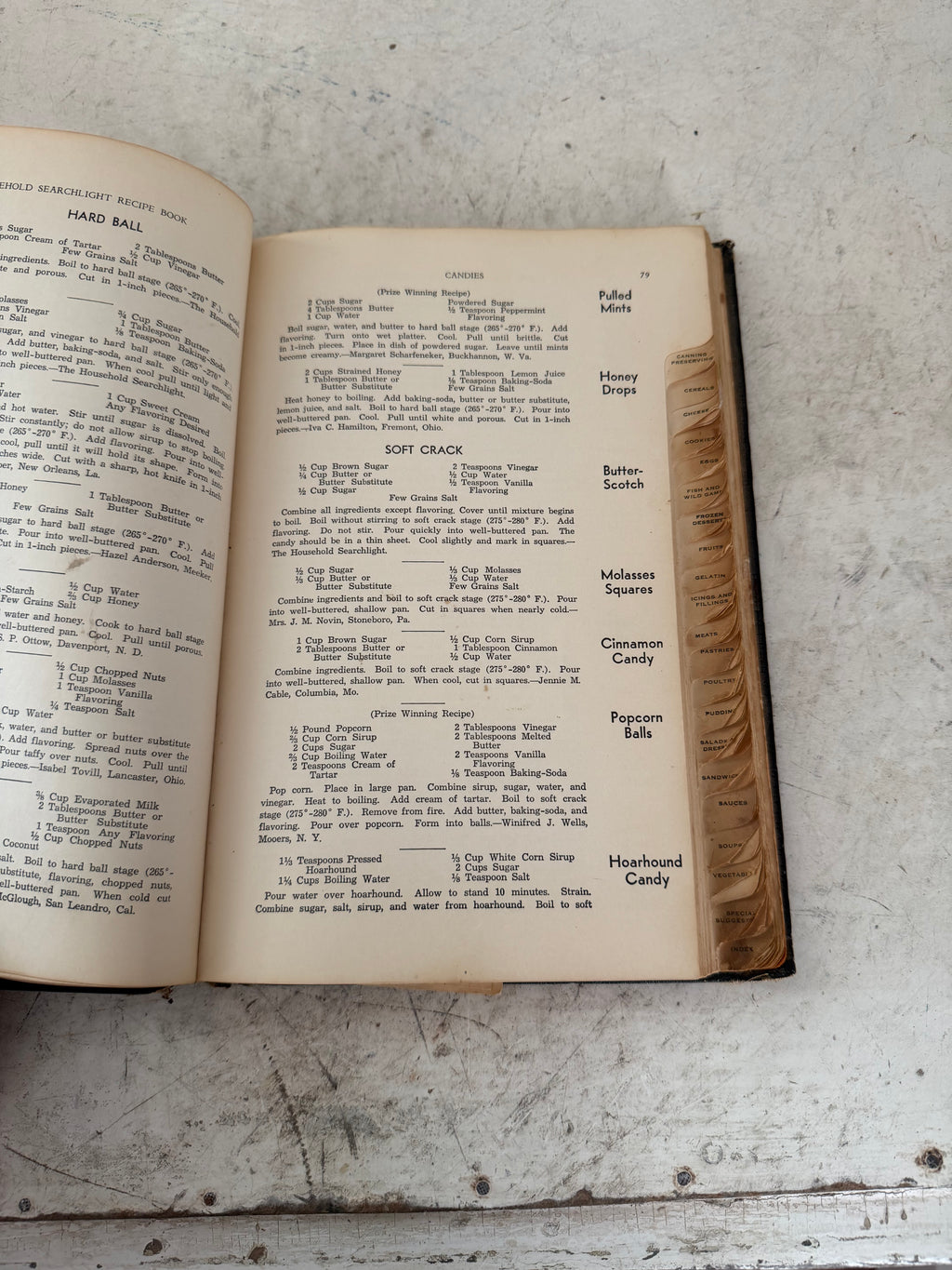 The household search light recipe book