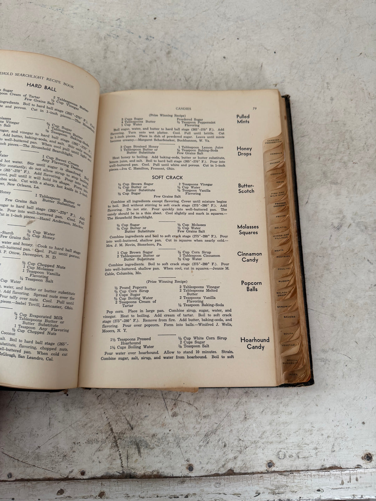 The household search light recipe book