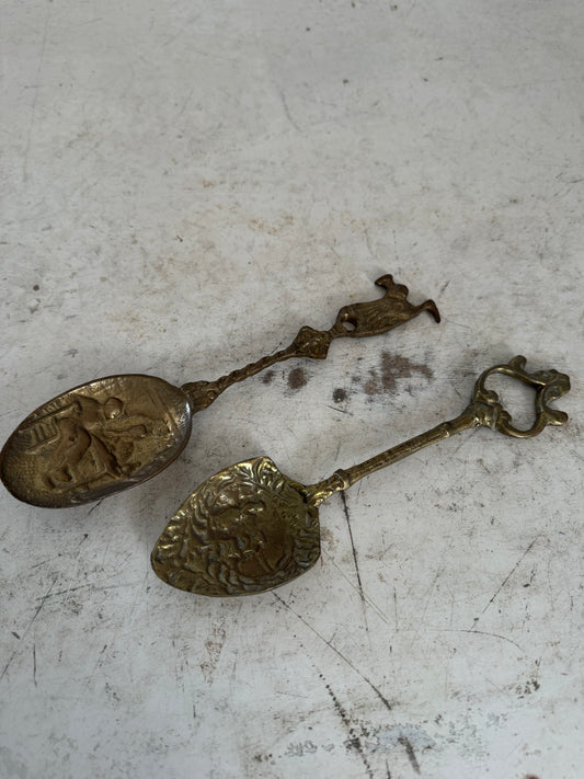 Decorative Brass Spoon Set