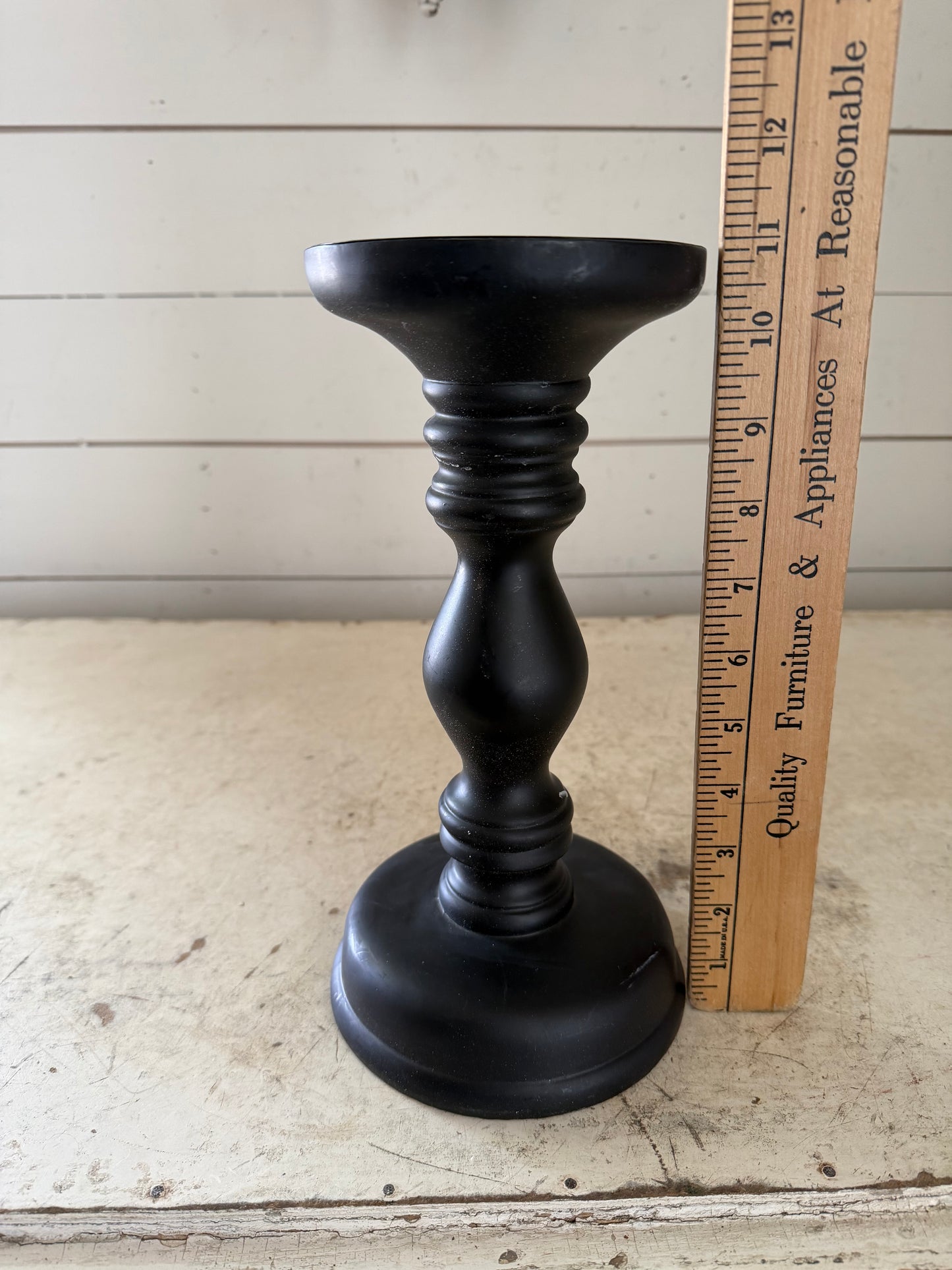 Black Pillar Candlestick Will Get Makeover and bird nest