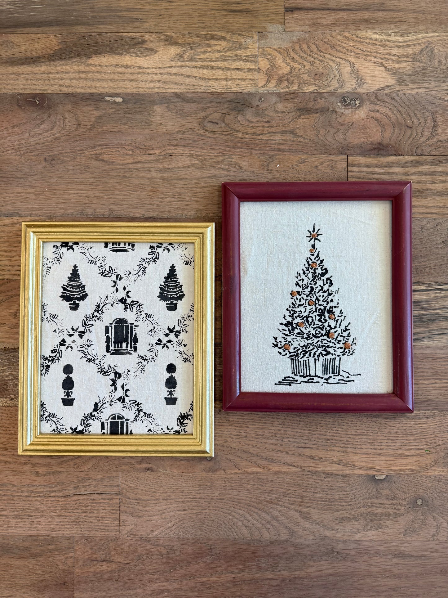 Frames Linen Christmas Art