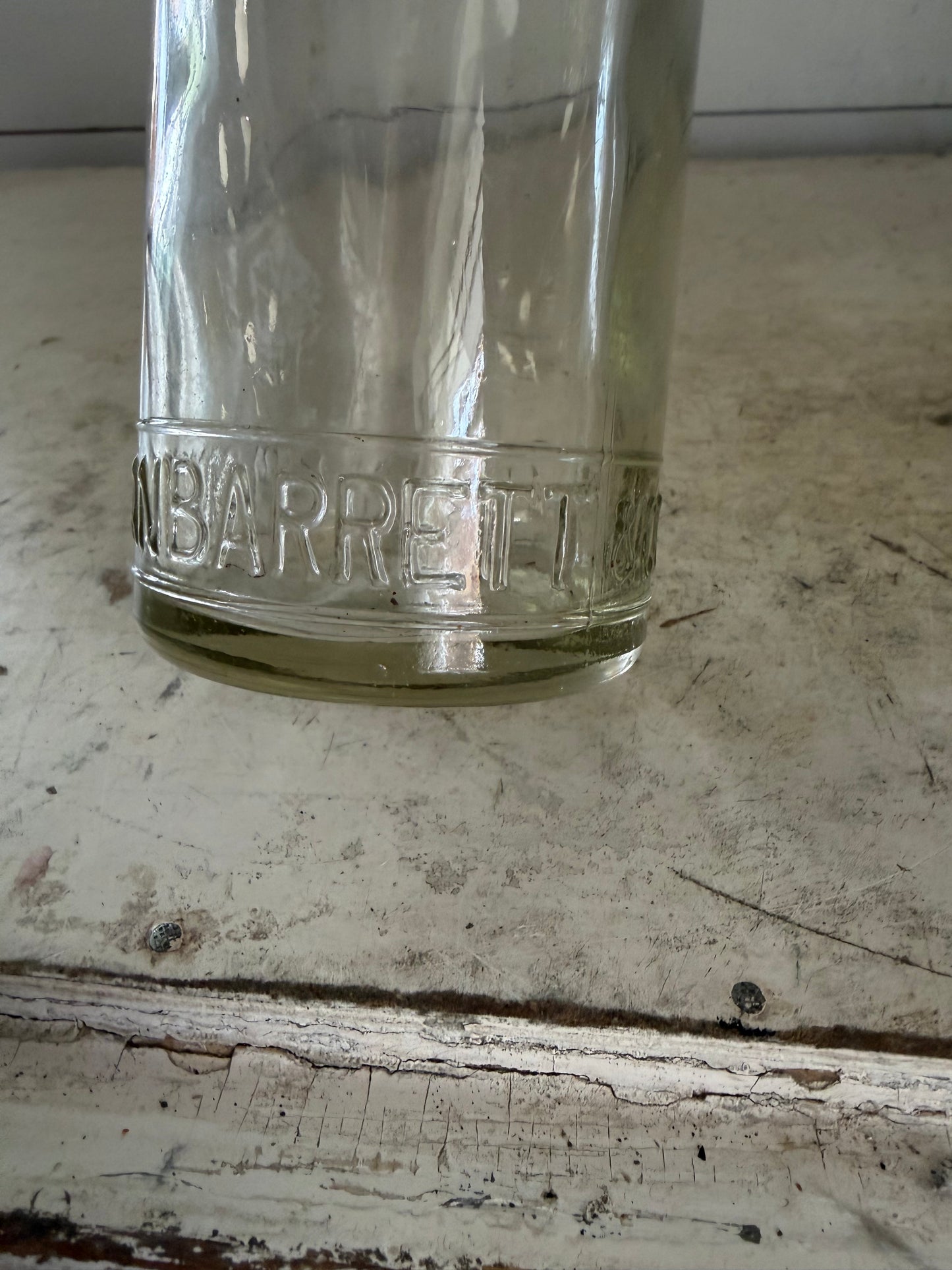 Vauxhall, Plowman, Barrett & Co LTD Clear Glass Bottle