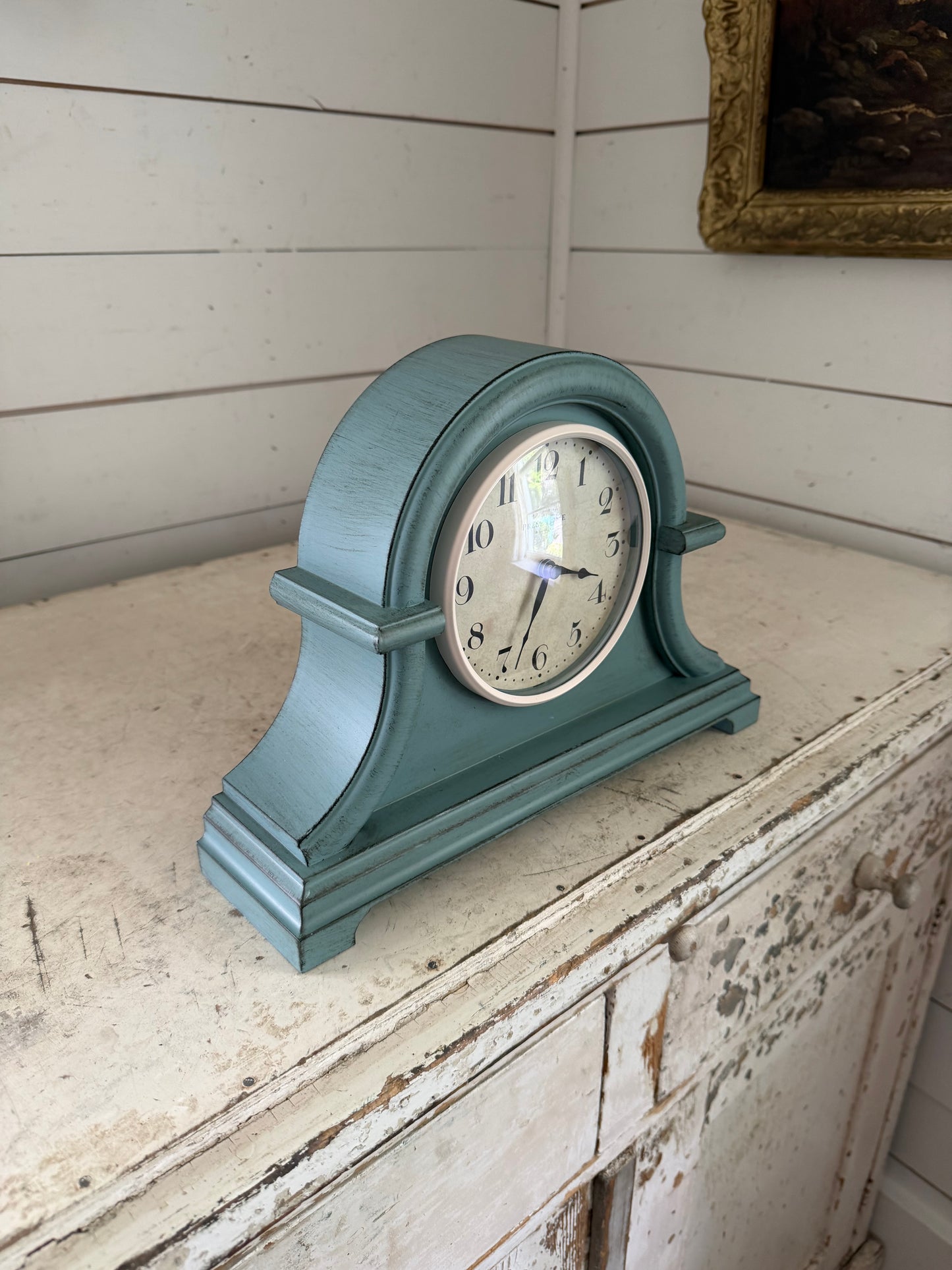 Presentime & Co. Vintage Farmhouse Series Napoleon desk and shelf clock