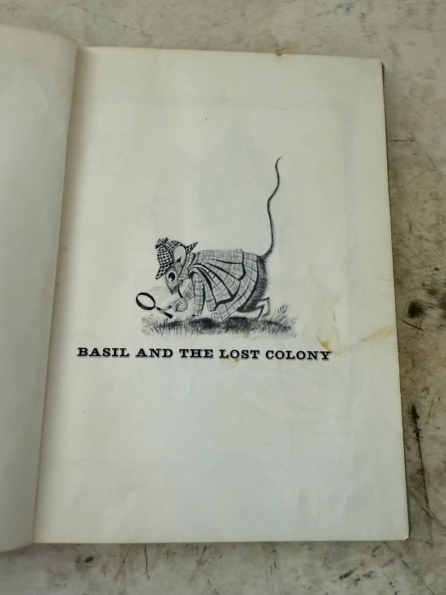 Basil and the last colony book
