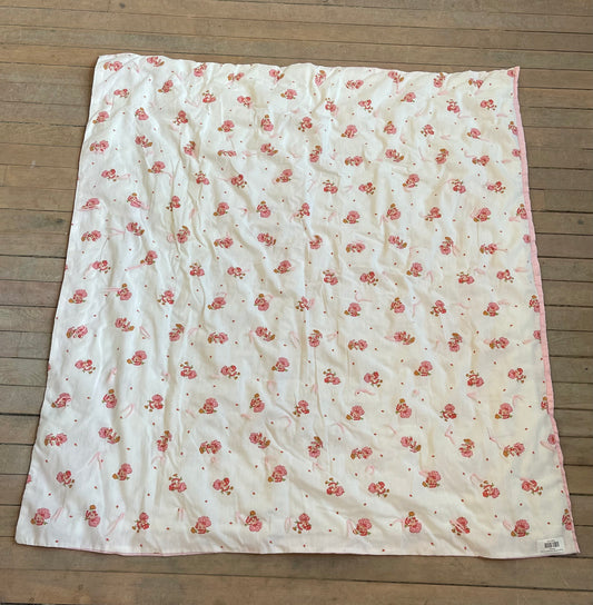 Vintage Strawberry Shortcake Crib Quilt