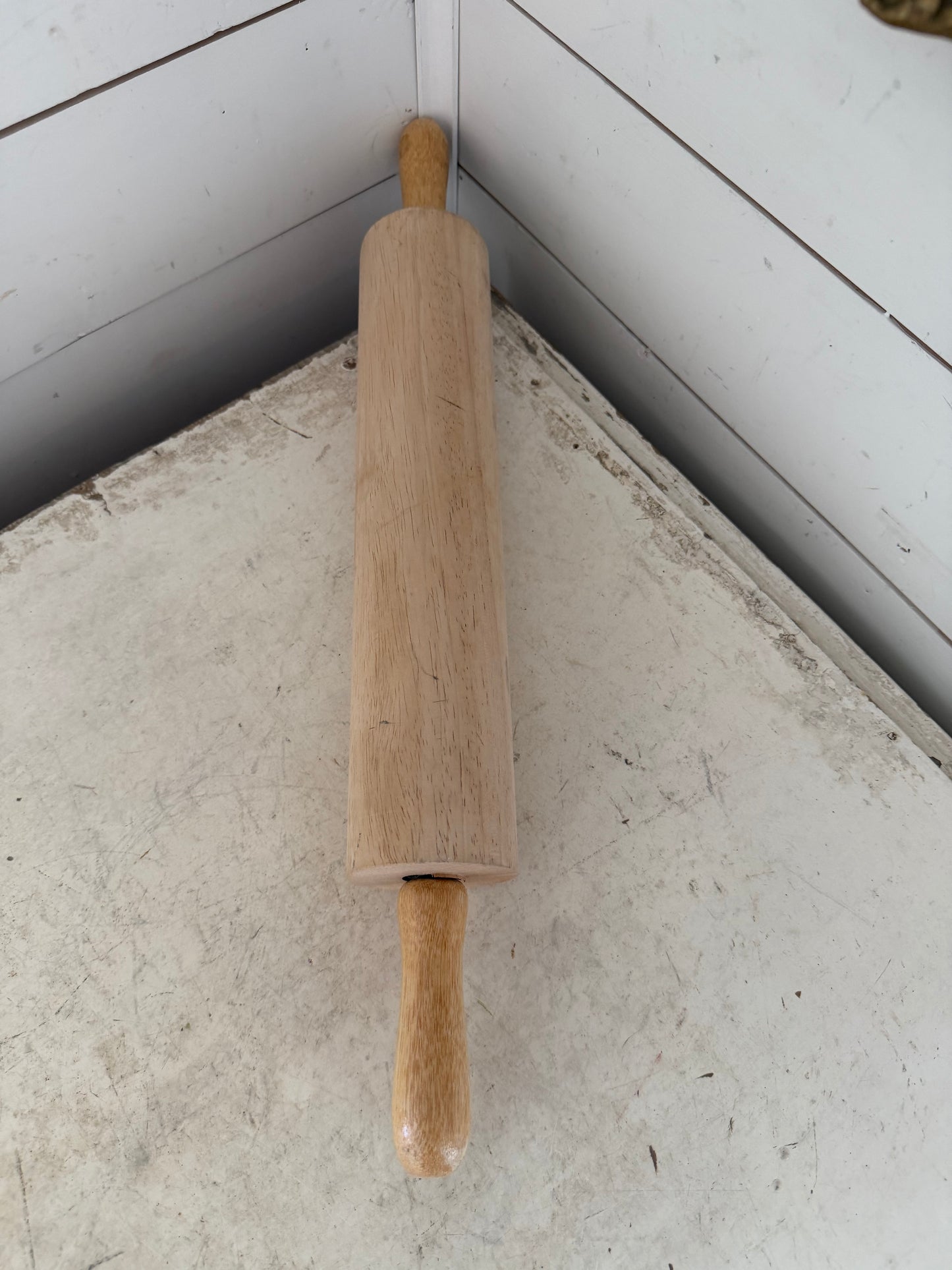 Oversize rolling pin Will get makeover