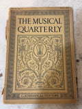 The Musical Quarterly, Volume IX, Number 3, published in July 1923 by G. Schirmer, Inc. in New York