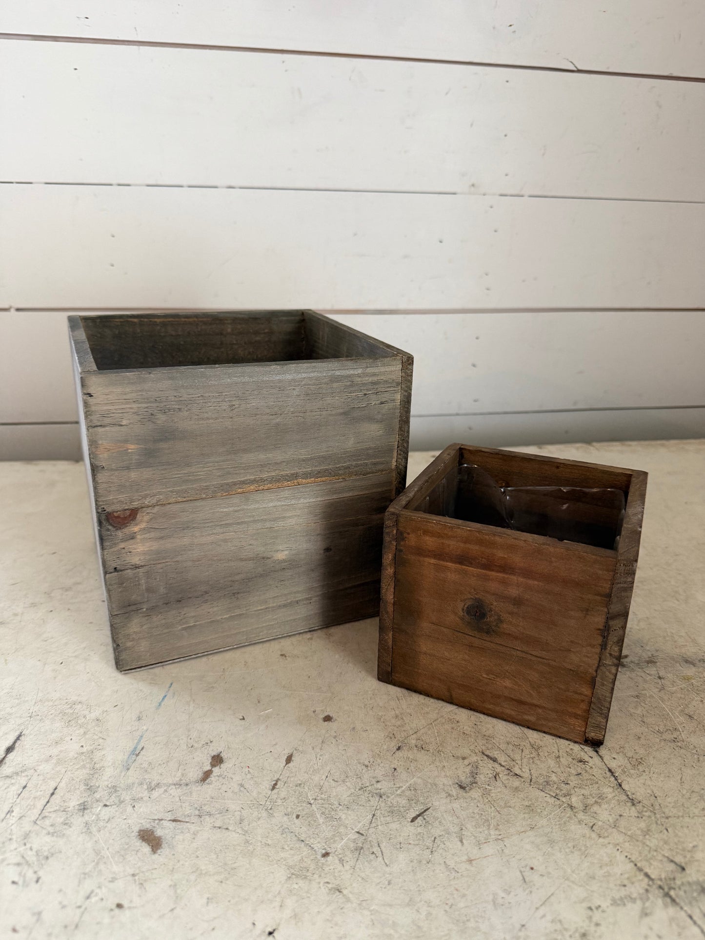 Set of wood boxes will get holiday makeover