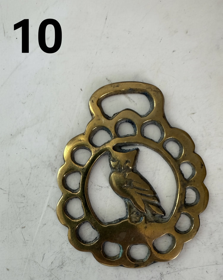 Vintage English horse brass sold individually