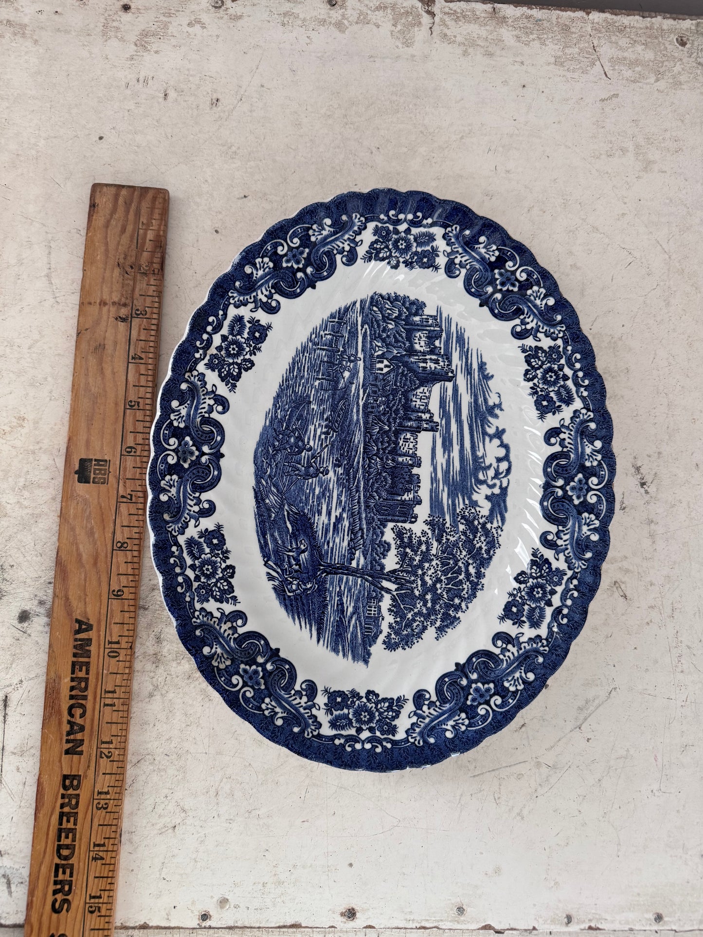 Olde Country Castles Blue Ironstone