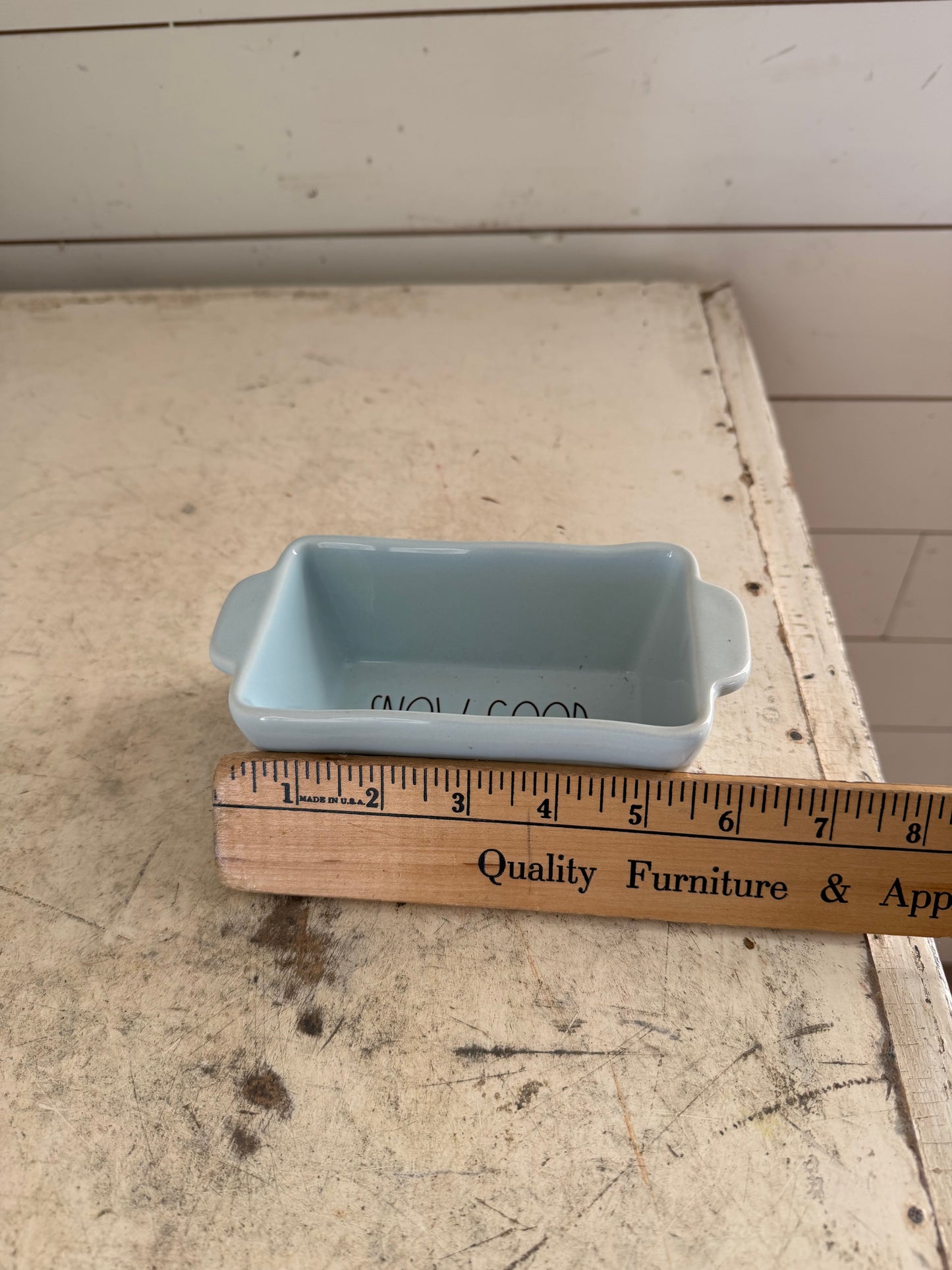 Rae Dunn by Magenta "snow good" mini loaf pan