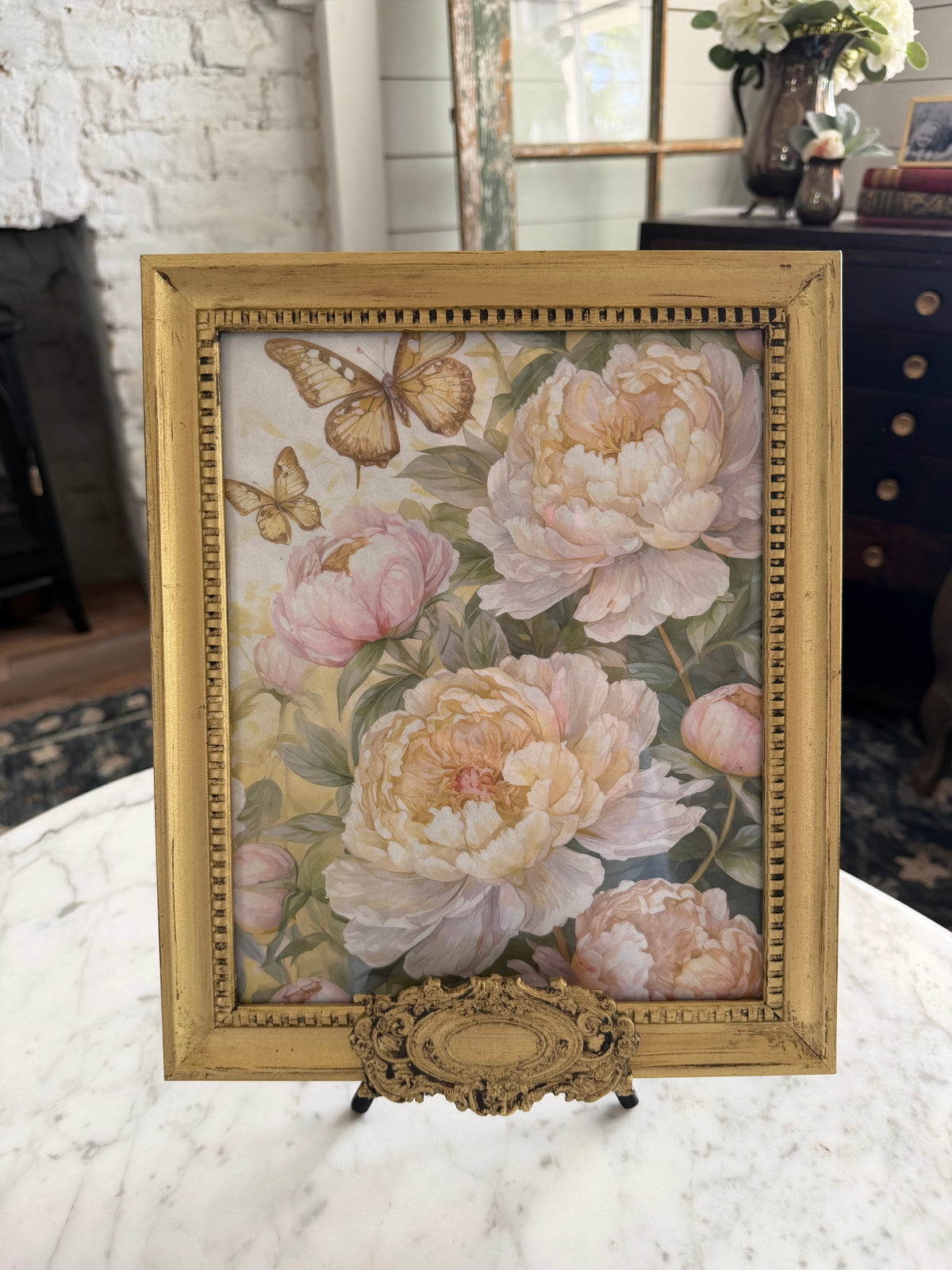 Gold Frame with Easel