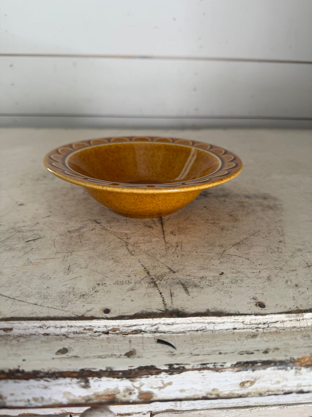 Homer Laughlin Golden Harvest stoneware bowl - Mustard - sold individually