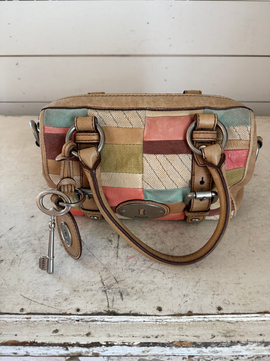 Patchwork Fossil Purse
