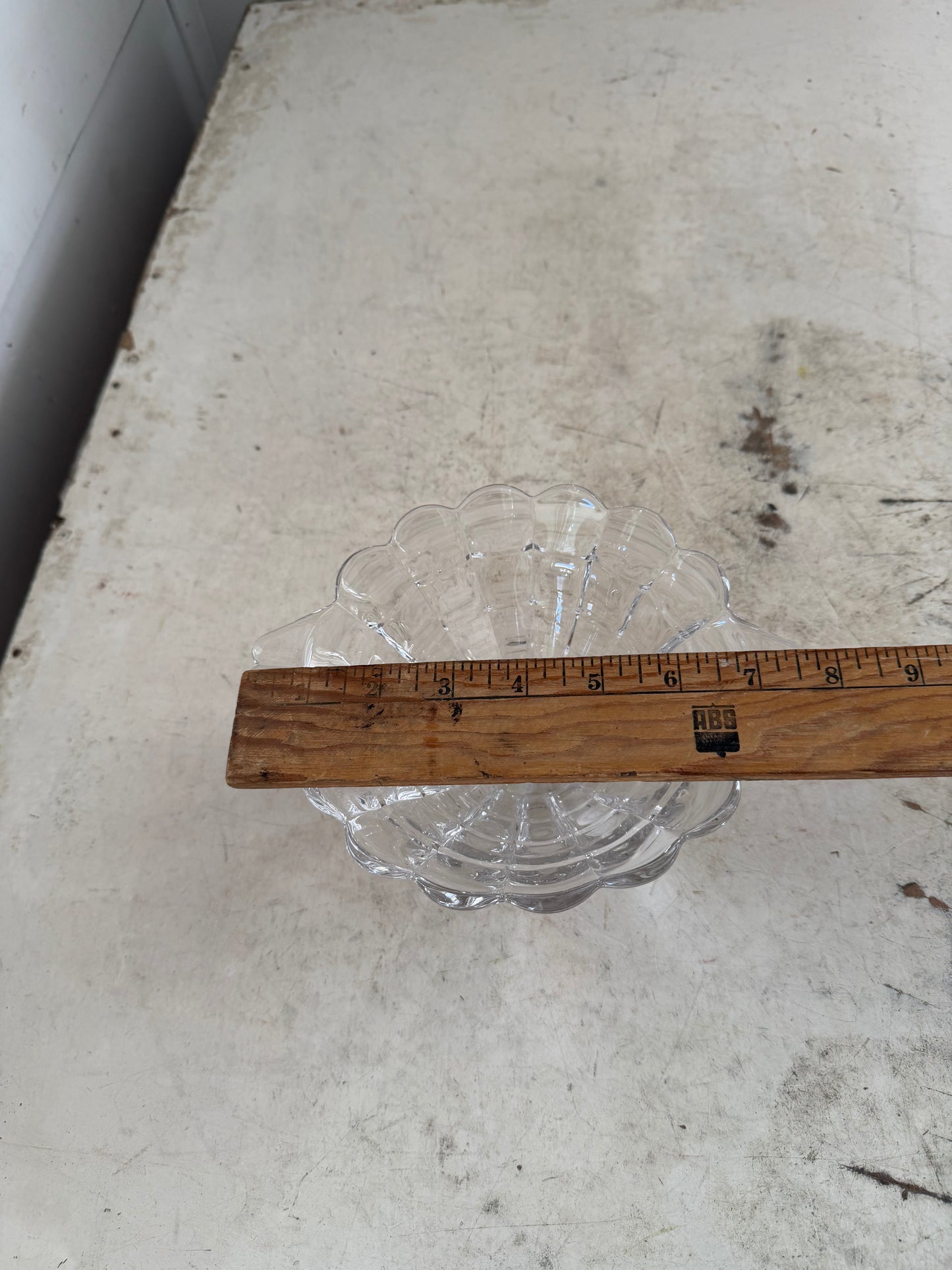 Clear Glass Bowl Cambridge Cascade Style
