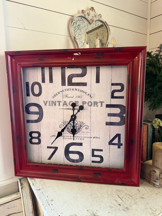 Large oversized clock frame will get repainted