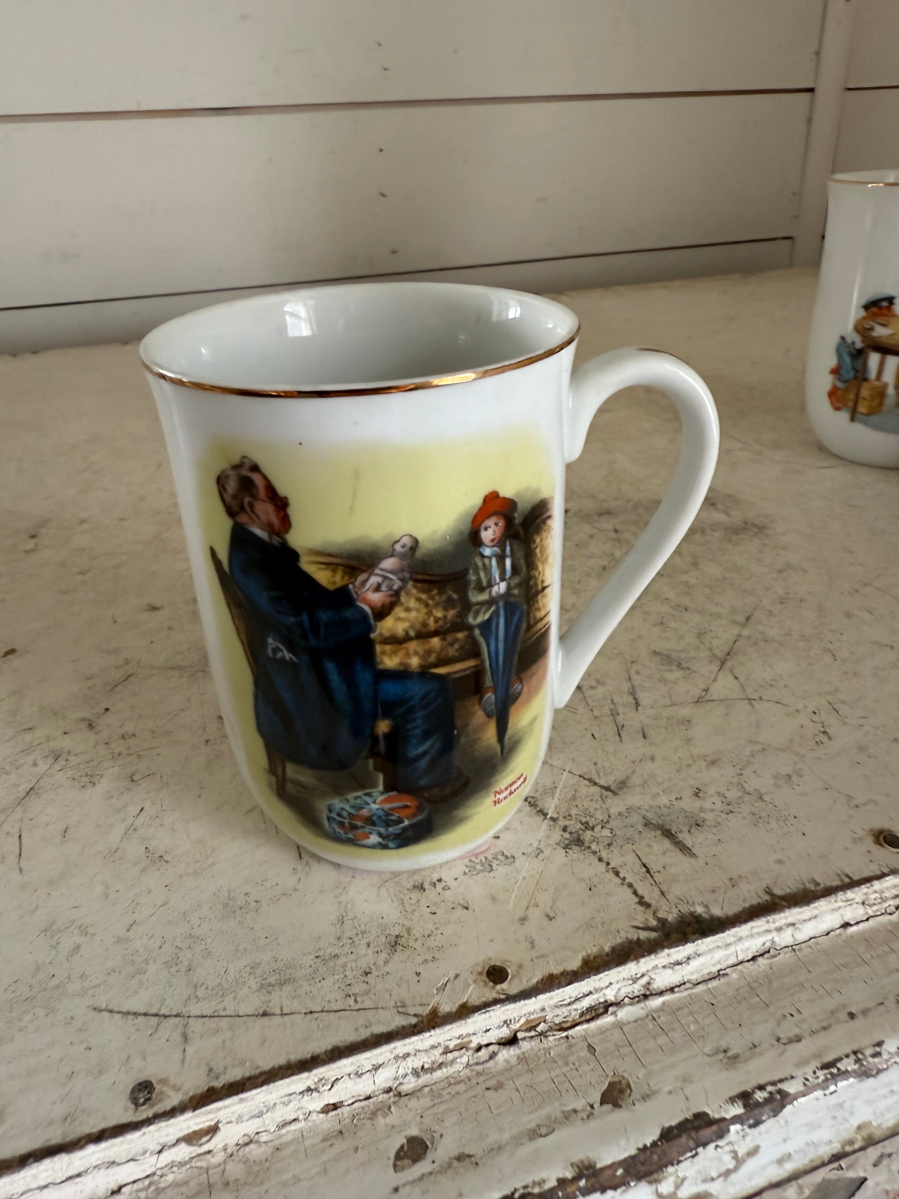 Norman Rockwell Collectible Mugs