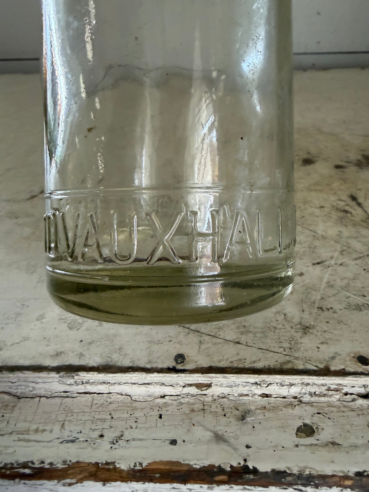 Vauxhall, Plowman, Barrett & Co LTD Clear Glass Bottle