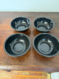 Black Speckled Enamel Bowl 6” - Sold Individually