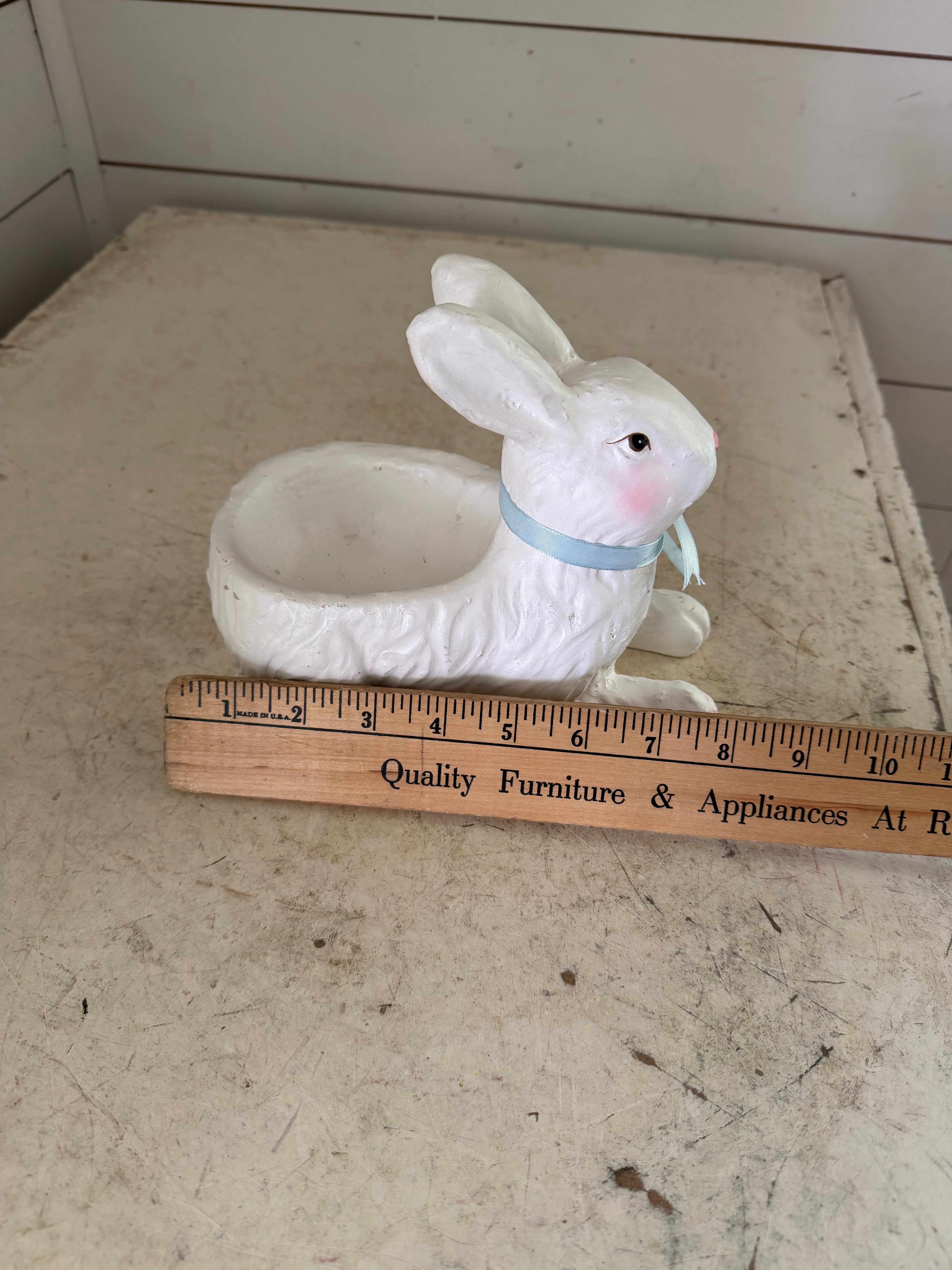 Vintage Ceramic Easter Bunny Planter