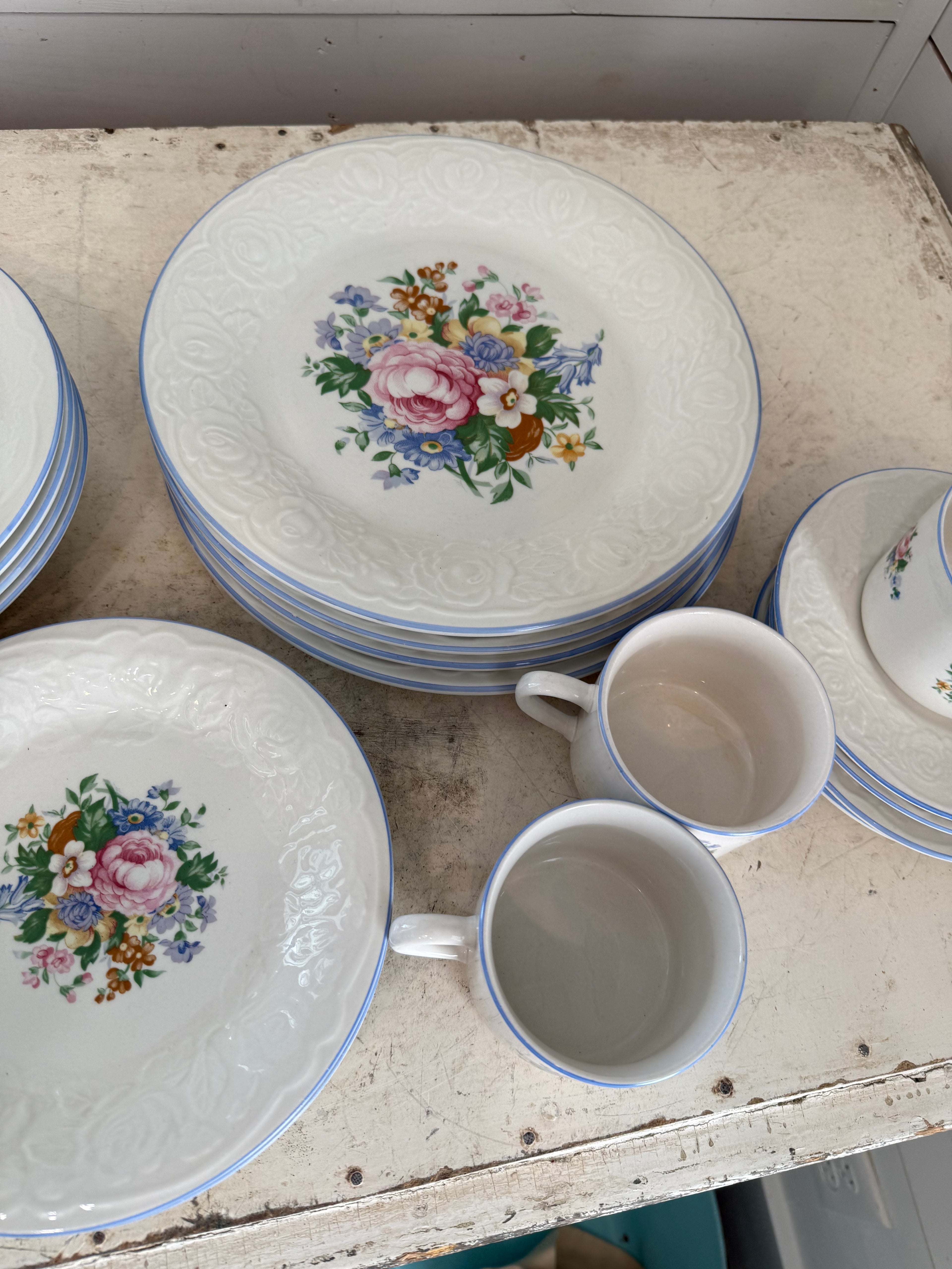 Tabletops Unlimited Victorian Rose Sold Individually