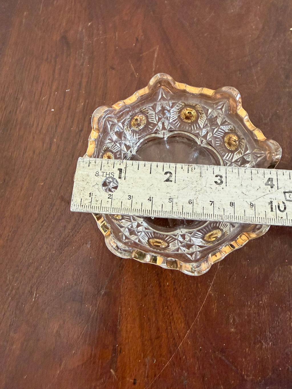 Early American Pressed Glass Berry Bowl