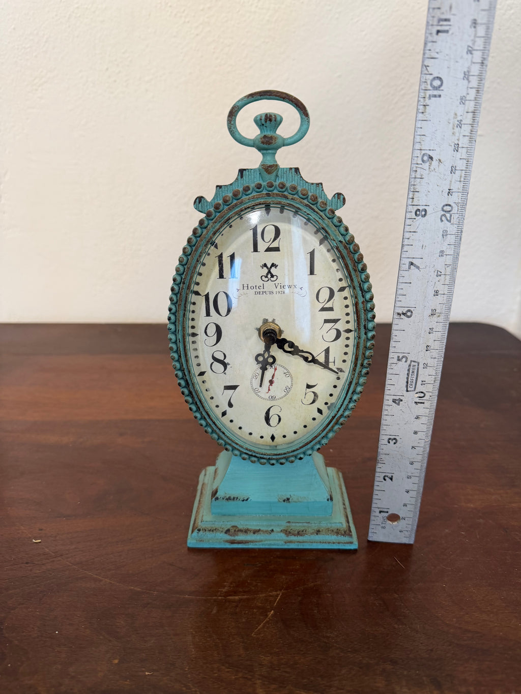 Ornate Oval Clock - Will get makeover