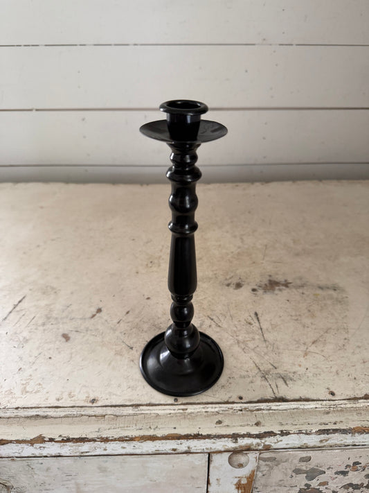 Black Metal Taper Candlestick