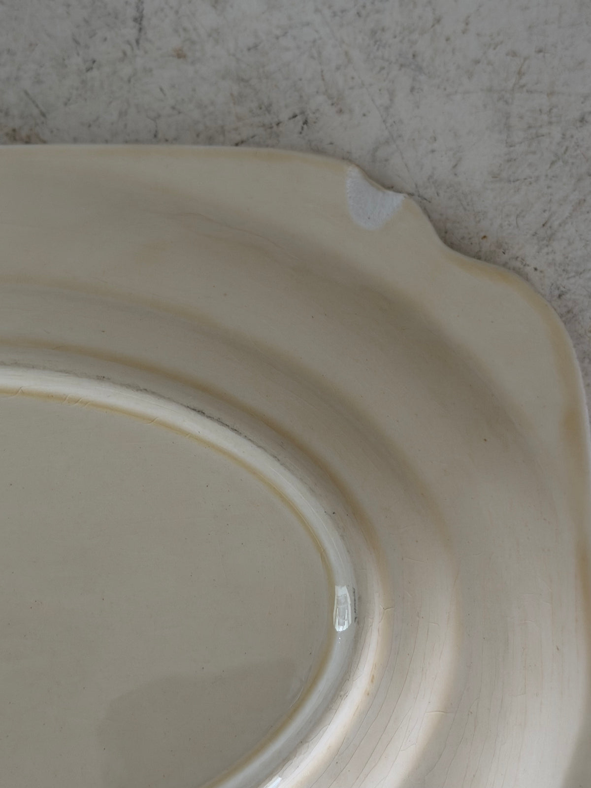 1940s Salem heirloom platter  - has a chip on the backside see picture