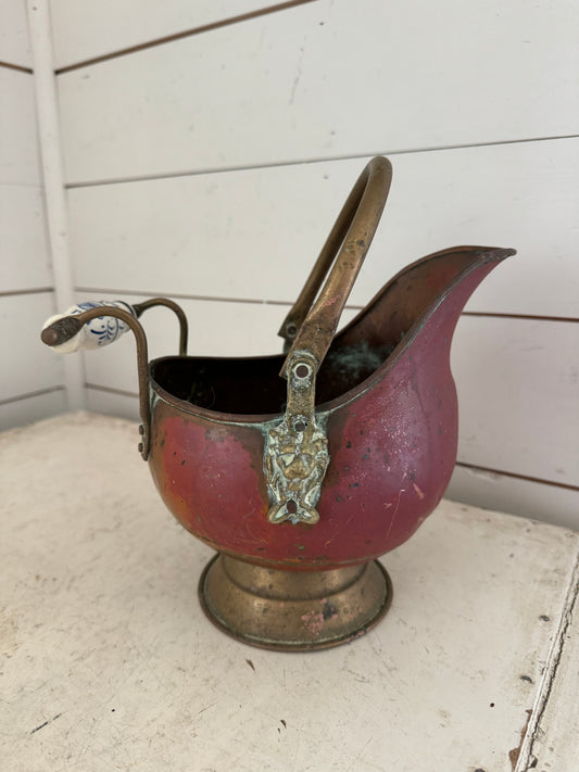 Small Antique Coal Scuttle