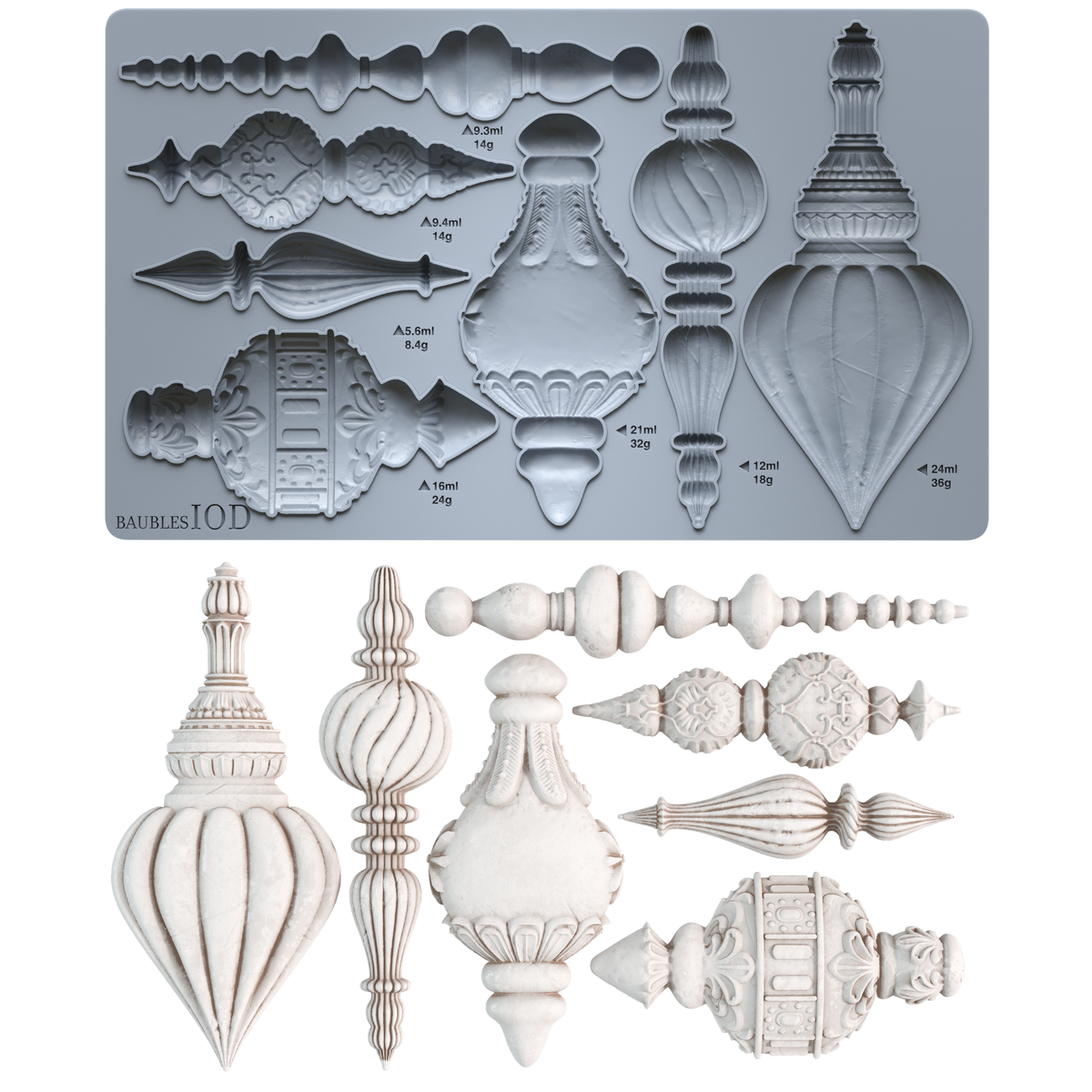IOD Holiday Encore Gold Bundle | Gold Shimmer Ink + Returning Moulds