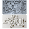 IOD Boughs of Holly Mould | 6" x 10" Christmas & Holiday Décor Mould