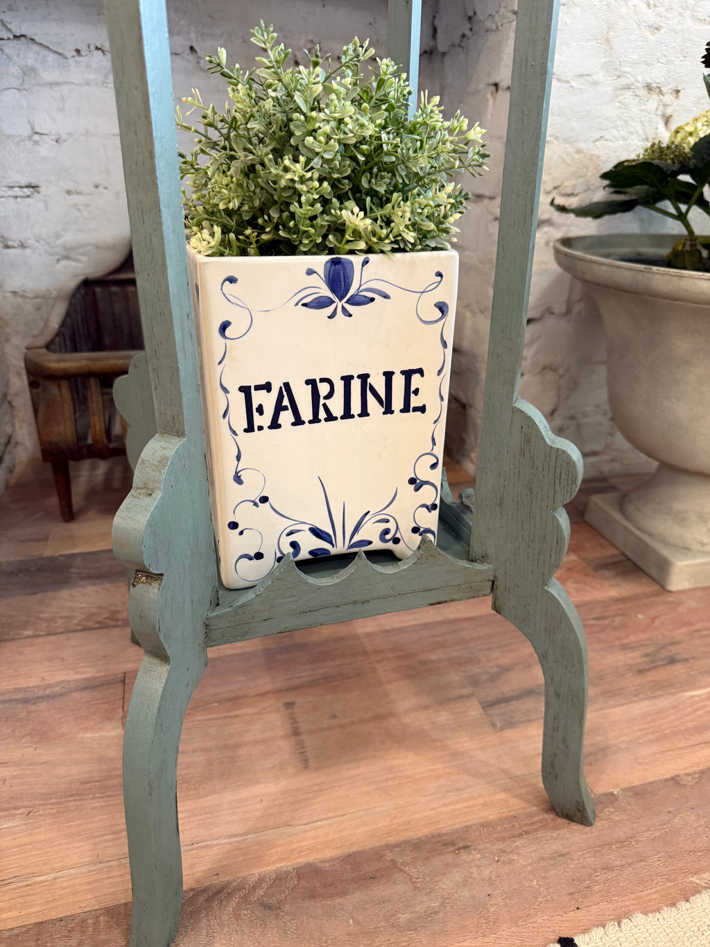 Antique Plant Stand - 31x14x14