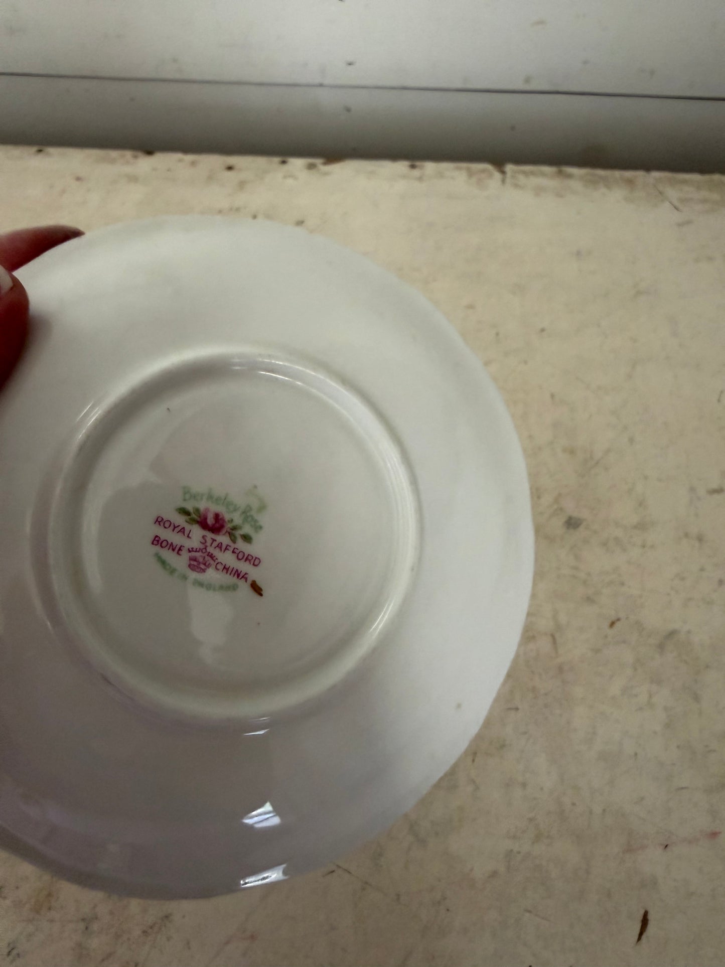 Foley saucer "Campanula" pattern
